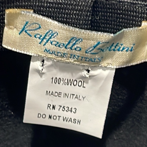 Women’s Raffaello Bettini Wool Hat Made In Italy black studded main image 11